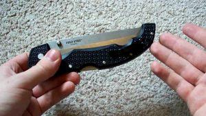 Cold Steel Voyager XL Tanto Plain Edge Knife Review